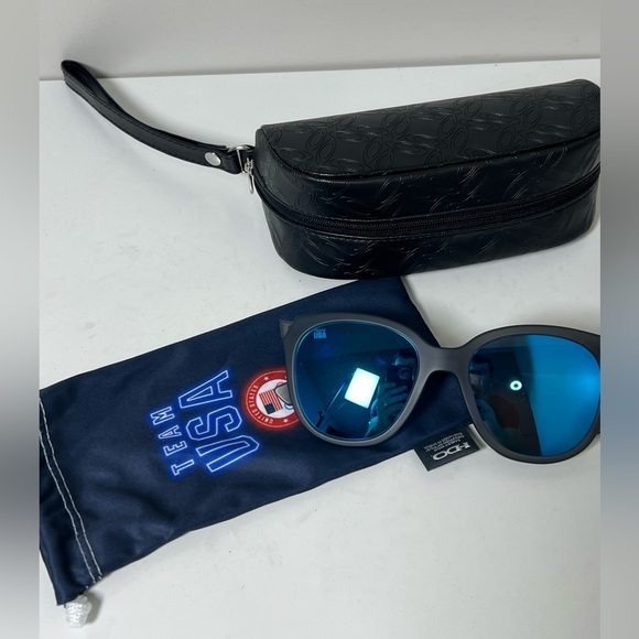 Oakley Official Olympic Team USA Made in USA Mirrored Black Sunglasses Limited - Picture 7 of 11